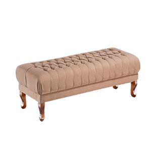 Banco Berger com Tecido Poliéster - Bege