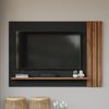 Painel para TV até 50 Polegadas Ana Espresso Móveis Preto Chumbo/Savana