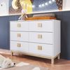 Cômoda Infantil 6 Gavetas Eleva Completa Móveis Branco