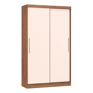 Guarda Roupa Modulado Infinity com 2 Portas de Correr - Macadâmia/Blush Line/Pistache