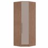 Guarda Roupa Modulado Canto Oblíquo 1 Porta Requinte+ Móveis Castro Macadâmia/Duna Line