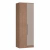 Guarda Roupa Modulado Canto Reto 1 Porta Requinte+ Macadâmia/Duna Line