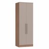 Guarda Roupa Modulado 2 Portas Requinte Macadâmia/Duna Line