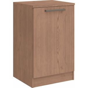 Módulo Inferior 1 Porta Requinte+ 100% MDF Macadâmia