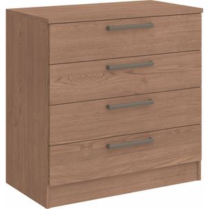 Cômoda Módulo Inferior 4 Gavetas Requinte+ 100% MDF Macadâmia