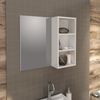 Espelheira para Banheiro 3 Nichos BN3609 Branco