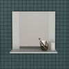 Espelheira para Banheiro 1 Prateleiras BN3610 Branco