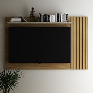 Painel Para Tv Até 65 Polegadas 1 Prateleira Pa2914 Natural/Palha