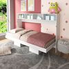 Cama Articulada Horizontal de Solteiro com 6 Nichos CM8020 Branco