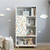 Estante Livreiro Infantil 1 Porta 4 Nichos Branco TX