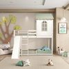 Beliche Montessoriano Club House Sweet com Escorregador Casatema Branco/Verde