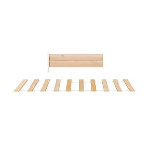 Kit Estrado com Grade para Cama Club House Wood Casatema Branco/Natural
