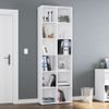 Estante para Livros com 12 Nichos 221cmx74cm Caracol Branco
