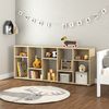Estante Infantil  Multifuncional 10 nichos  Bella Casatema Natural