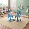 Kit 2 Cadeiras Infantis Mariah Casatema Azul Zimbro