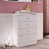 Cômoda de Bebê 4 Gavetas 1320 Baby Branco