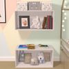 Nicho Cubo com Fundo Branco Glas Baby Branco