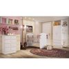 Quarto de Bebê Completo Fofura com Guarda-Roupa 2 Portas, Cômoda e Berço Espresso Móveis Branco