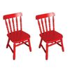 Kit Cadeira Country Infantil Vermelha Vermelho