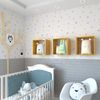 Conjunto 3 Nichos para Quarto Infantil Amarelo