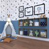 Conjunto com 2 Nichos Alki KitCubos Carvalho Mel