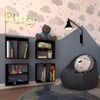 Conjunto de 4 Nichos Infantil KitCubos Preto
