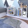 Conjunto 2 Nichos Prateleira para Quarto Infantil Branco