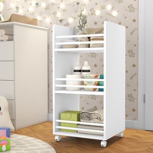 Carrinho Organizador Multiuso CO240 Branco