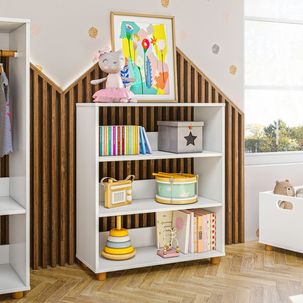 Estante Infantil Montessoriana Branco