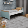 Cama Infantil Lorenza Branco/Verde Bellagio