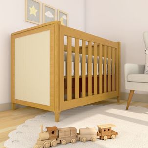 Berço Mini Cama em MDF Tudor Plus Mel