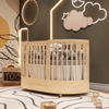 Berço Evolutivo Redondo Mini Cama 3 em 1 Encanto Nature