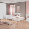 Cama Infantil Juvenil Provence Clean com Cama Auxiliar Branco