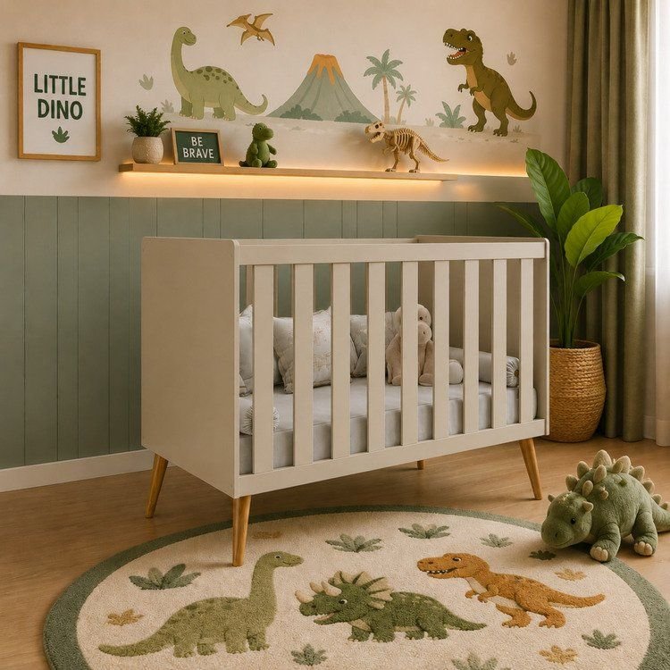 Berço Mini Cama Americano Isis Móveis Reller Areia