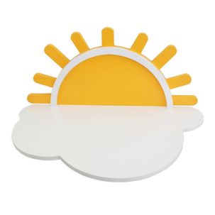 Mesa Infantil Tampo em MDF Nuvem Sol Branco