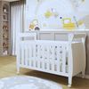 Berço Mini Cama 100% MDF com Colchão Slim Branco