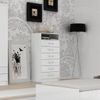 Cômoda Rack 6 Gavetas 1 Nicho Maxi Branco