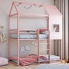 Beliche Infantil Casinha Janelinha limonada rosa