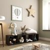 Estante Organizadora Infantil 4 Nichos Clara Yescasa Preto Perfect Touch