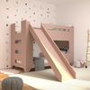 Beliche Infantil com Escorregador Lumi Rosa