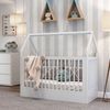 Berço Infantil Montessoriano Wood Branco