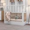 Berço Infantil Montessoriano Wood Branco/Carvalho Treviso