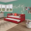 Bicama Infantil Mission em Madeira Maciça/MDF Vermelho