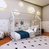 Cama Casinha Solteiro Prata Fina