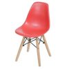 Cadeira Infantil Base Madeira Vermelho