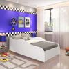 Mini Cama Carro Infantil Logan Yescasa Branco