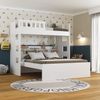 Beliche Family Queen com Nichos 100% MDF Branco