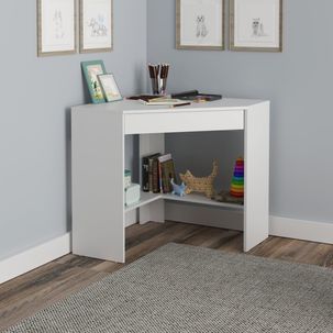 Mesa de Estudos Infantil 76,5x76,5x74,5cm Atlantis Branco