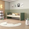 Cama Solteiro com Elevação Garden Casatema Verde/Natural