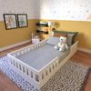 Cama Infantil Montessoriana Solteiro Sol Yescasa Branco